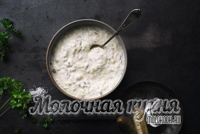 Соус тартар домашнего приготовления - лучшее дополнение к рыбе, мясу, овощам