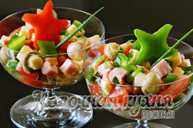 Вкусные салаты без майонеза – ТОП-23 рецептов на Новый год 2023
