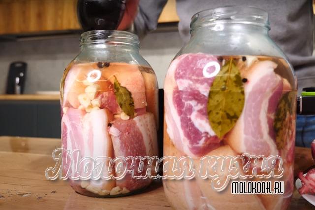 Как вкусно засолить сало в рассоле - быстрые способы
