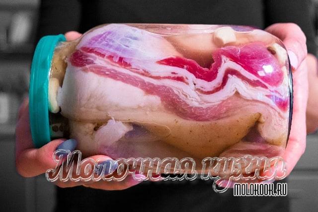 Как вкусно засолить сало в рассоле - быстрые способы