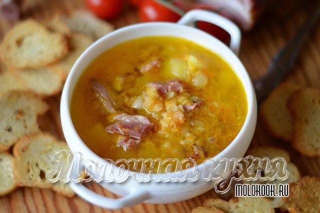 Рецепт с копчеными ребрышками