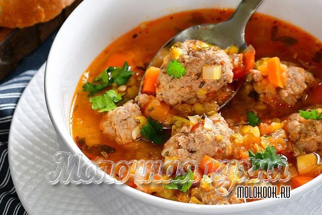 Рецепт приготовления с фрикадельками