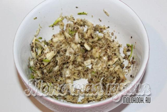 Кашица из перца и чеснока
