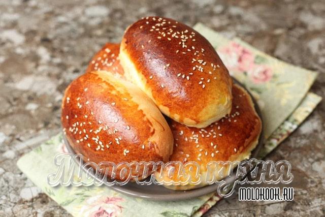 Пирожки после выпекания