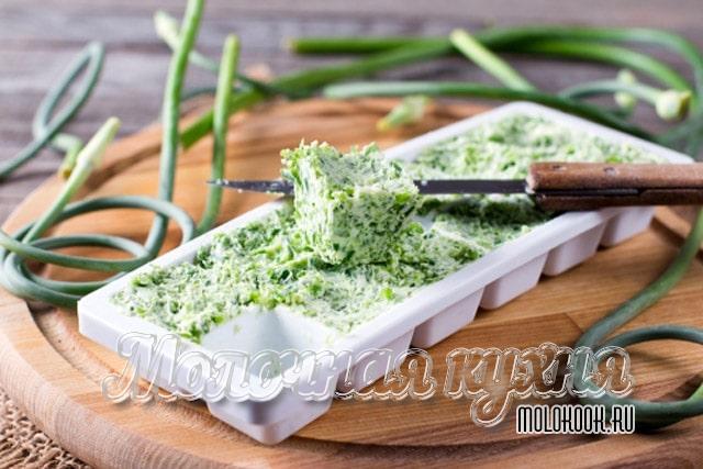 Рецепт заморозки стрелок с маслом