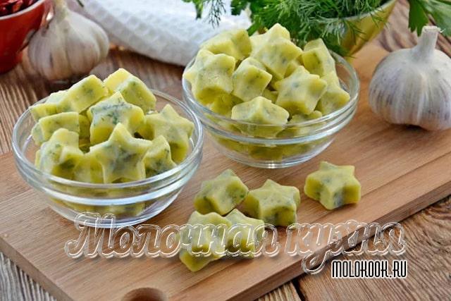 Щавель, замороженный с маслом