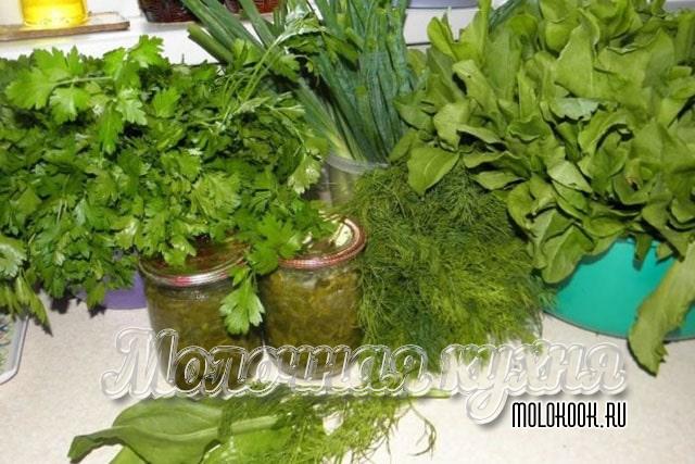 Щавелевая заготовка для супа