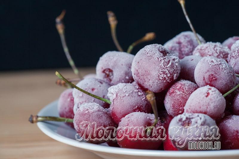 Замороженная вишня на зиму