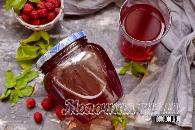 Компот из малины на зиму