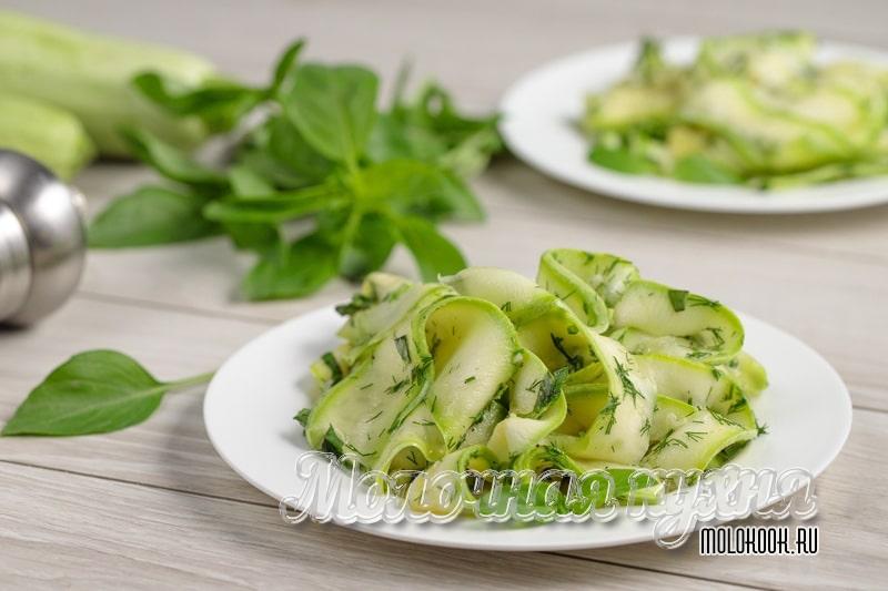 Маринованные кабачки быстрого приготовления