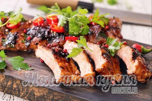 Ребрышки на мангале по армянски