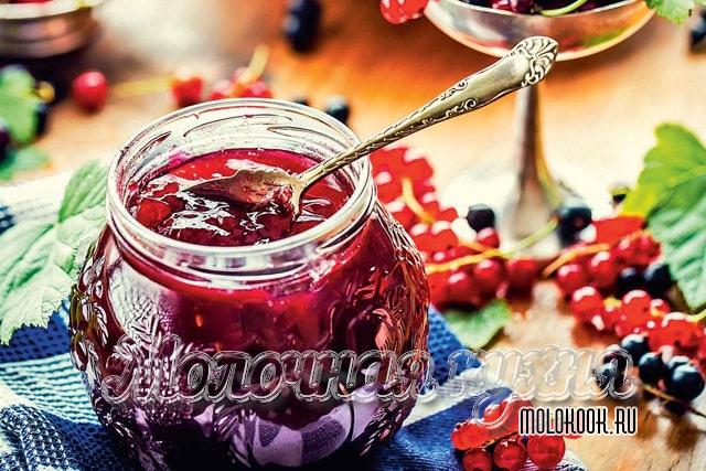 Варенье из черной и красной смородины пятиминутка