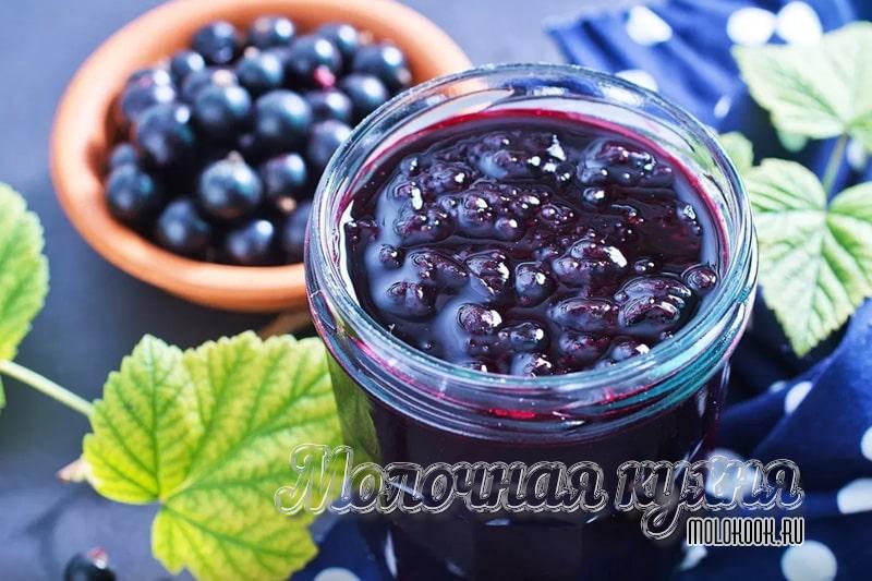 Варенье-пятиминутка из черной смородины
