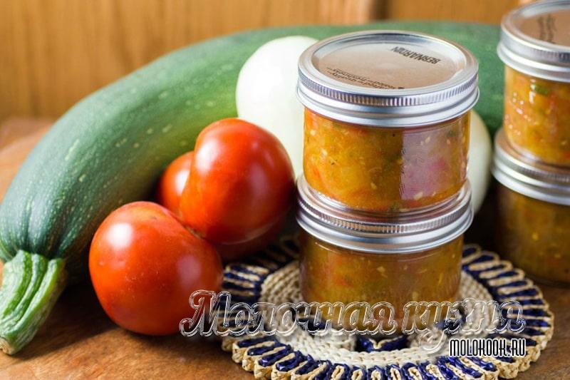 Аджика из кабачков на зиму