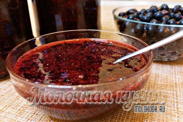 Черная смородина через мясорубку на зиму
