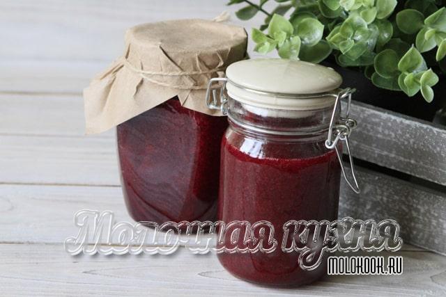 Желе из черной смородины без варки на зиму