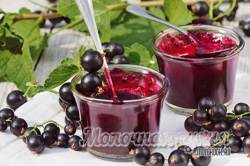 Черная смородина с сахаром без варки на зиму