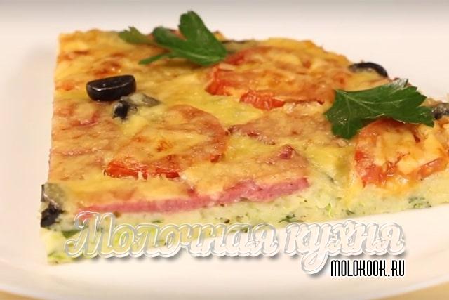 Пицца из кабачков в духовке