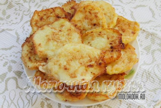 Оладьи из кабачков с манкой