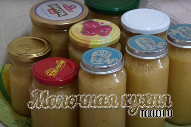 Яблочное пюре без сахара