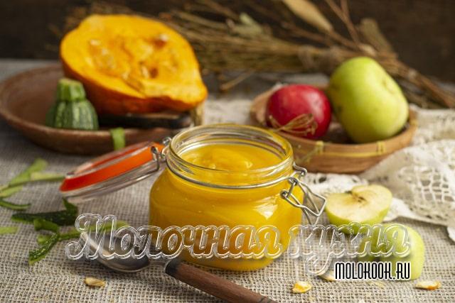 Яблочно-тыквенное пюре