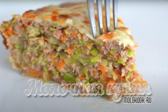 Простой рецепт кабачково-мясной запеканки