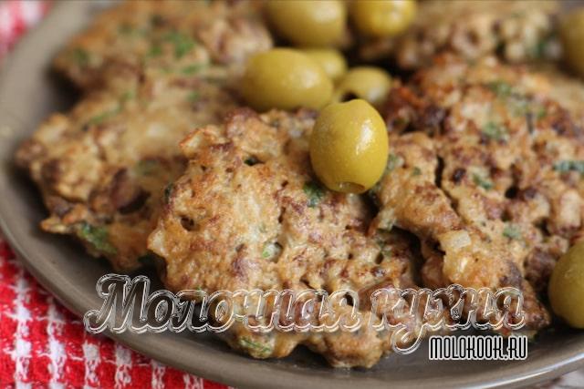 Рубленые котлеты из куриной печени