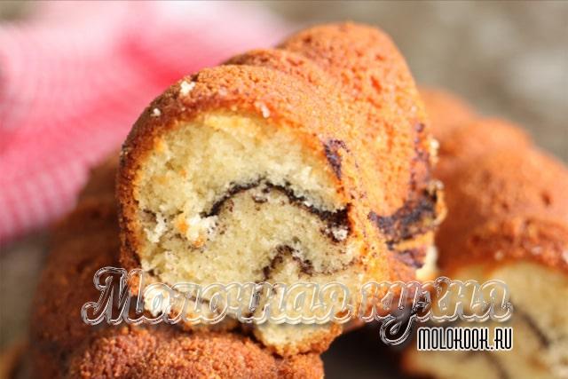 Ароматный кекс к чаю на минералке