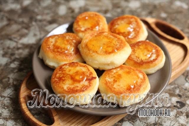Манники на сковороде