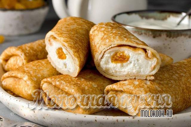 Начинка из творога с курагой