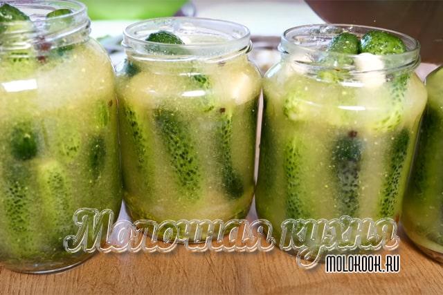 Влить горчичный маринад