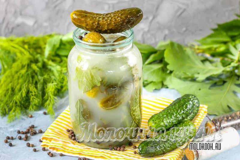 Огурцы с горчицей на зиму