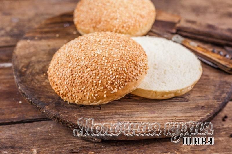 Булочки для бургеров в домашних условиях