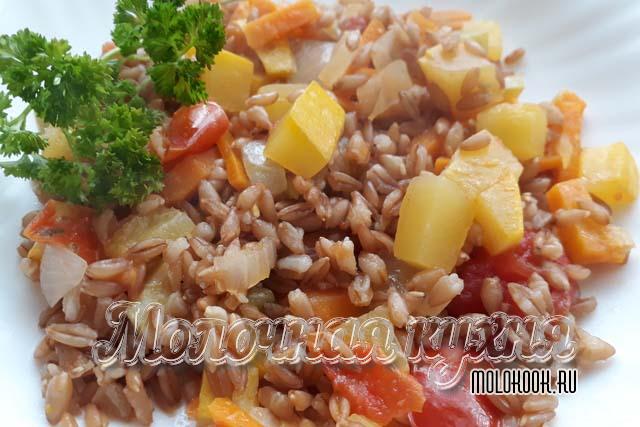 Гарнир с овощами
