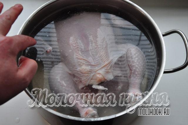 Замачивание курицы в рассоле
