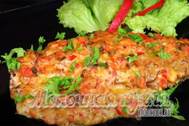 Сочная скумбрия «Под одеялом»