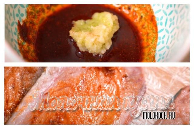 Приготовление маринада и маринование