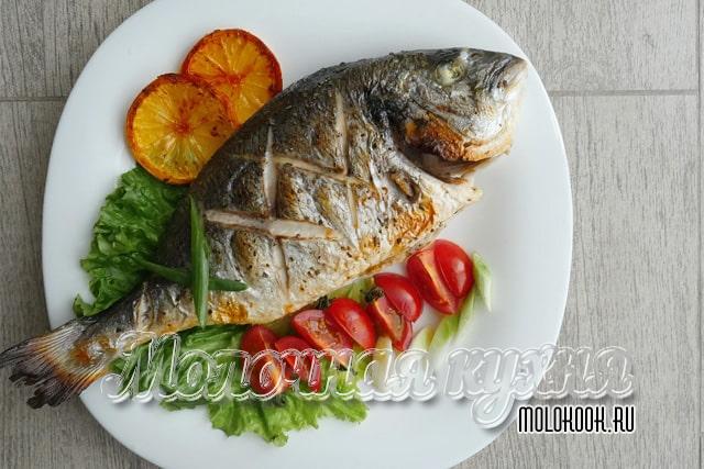 В фольге с чесноком и орегано