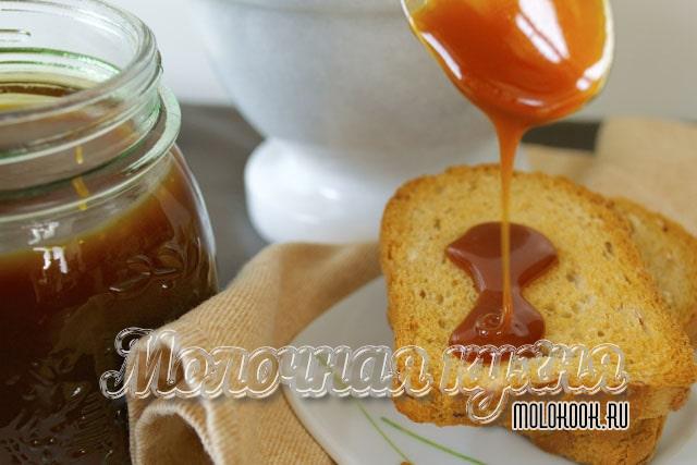 Соленая карамель на кефире