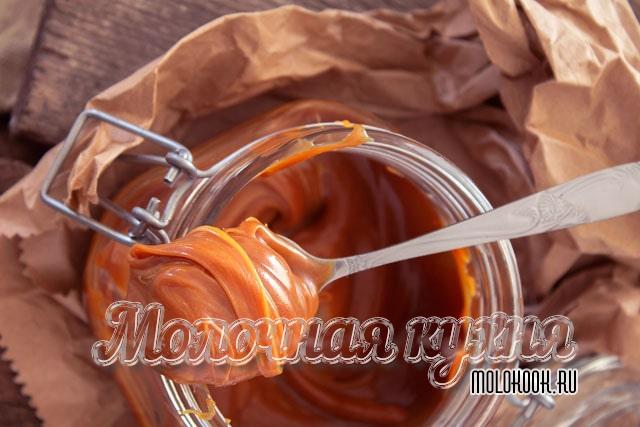 Сливочная соленая карамель сухим способом с желатином