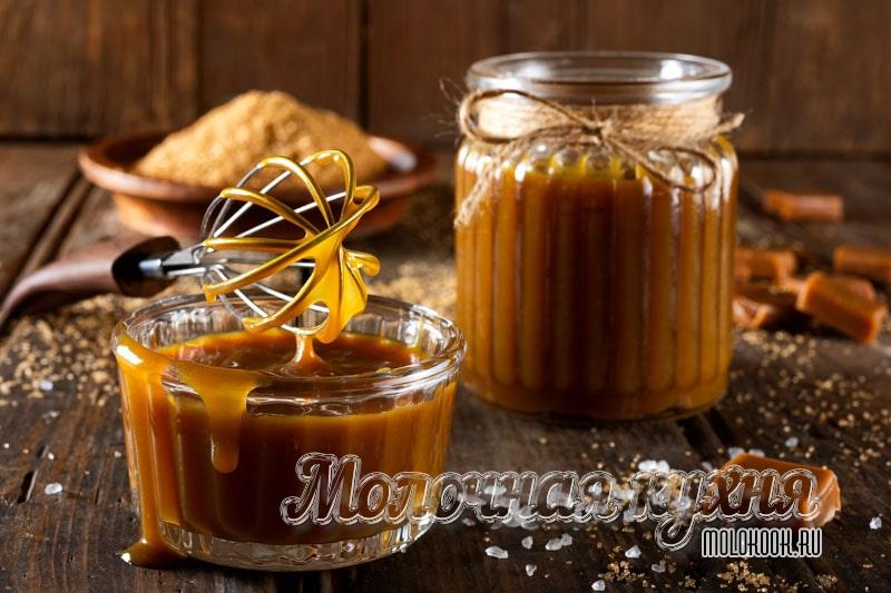 Домашняя соленая карамель